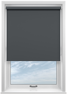Trinity (FR Blackout), Deep Grey - Twist&Fit Roller Blind
